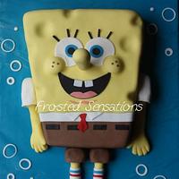 Spongebob sqaure pants cake