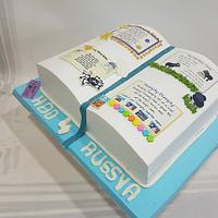 Nursery rhyme Book Cake 