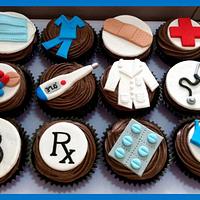 Doctor's Stuff Cupcake Toppers