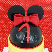 Mickey Minnie cake