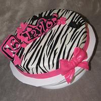 Sweet 16 Pink and Zebra print