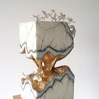 Concrete Marble Wedding Cake