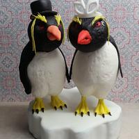 Penguin weddingcake