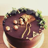 fantasy inspired chocolate cake