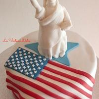 Statue of Liberty Cake