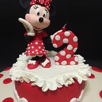 Minnie in Red Cake