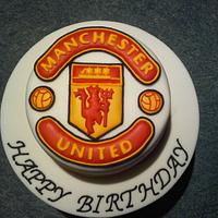 Manchester United Football cake