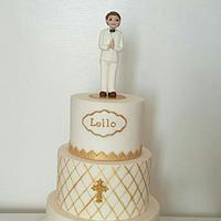 Confirmation and communion cake