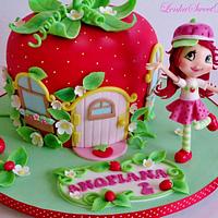 Strawberry shortcake cake