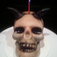 Skull Birthday cake