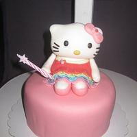 Hello Kitty's Rainbow-Colored Dress Cake