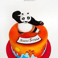 Kung Fu Panda cake