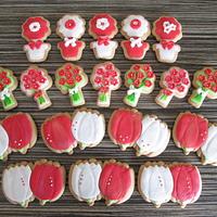 cookies for traditional Bulgarian custom - Grandmother Marta (Baba Marta) 