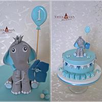 First birthday ...cute elefant