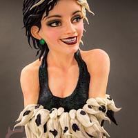teenaged Cruella De Vil - Disney Deviant Sugar Art Collaboration