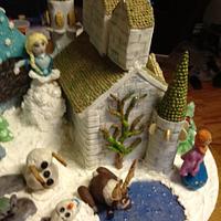 Disney Frozen Gingerbread Castle