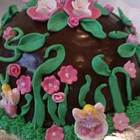 Fairy Garden Chocolate Mud Cake