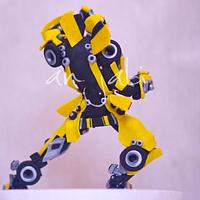 Bumblebee from the Transformers - Decorated Cake by - CakesDecor