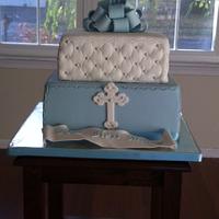 Christening cake for Mason
