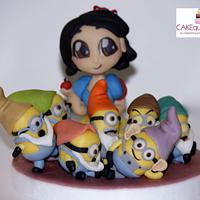 Snow White and the 7....MINIONS!!