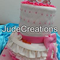 Princess Tiara Themed Cake