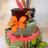 Hawaiian Luau Cake