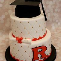 Rutgers Graduation Cake