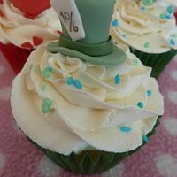 Alice in Wonderland Cupcakes - Tea Party Theme