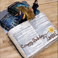 Percy Jackson Book Cake