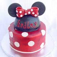 The Minnie Mouse cake