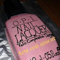 Nail polish cake Nail polish cake