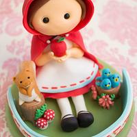 Red Riding Hood Theme Toppers