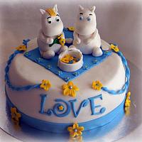 Moomin cake