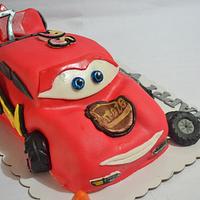 cars theme cake , mcqueen, cars cake, lightning mcqueen
