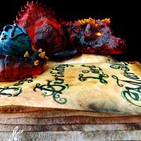 Dragon cake