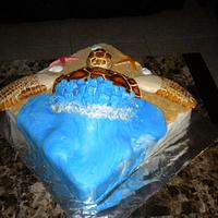 Sea Turtle Cake