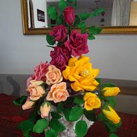 Sugar Flower Arrangement