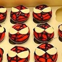 Spider man cake and cupcake