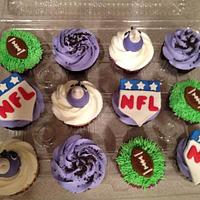 NFL Cupcakes