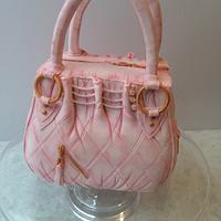 Pink handbag