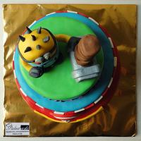 Avengers Cake W/Minion
