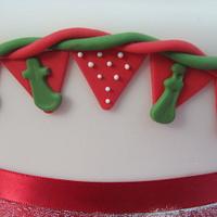 'Let It Snow' Christmas Cake