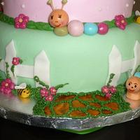 Spring Garden Theme Cake