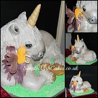 3D Unicorn Birthday Cake