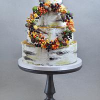 Autumn Wedding Cake Autumn Wedding Cake