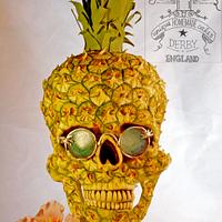 Pineapple Skull Cake Sweet Summer Collab