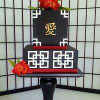 Asian Theme Birthday Cake