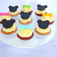Mini Mouse Cakes for Dessert Buffet