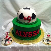 Soccer Cake & Cookies
