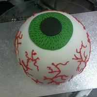 Eyeball cake